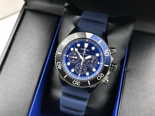 Relógio Seiko Prospex Save The Ocean Diver's Azul Ssc701p1