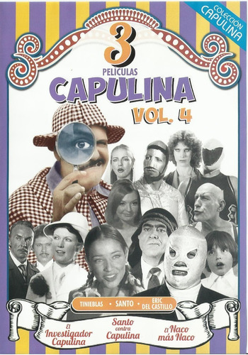 Capulina Vol 4 | Dvd 3 Películas Nuevo