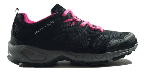 Zapatillas Montagne Outdoor Mujer Fire T3 Negro-fucsia Cli