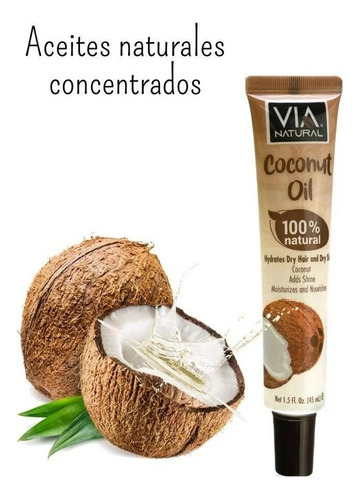 Tratamiento Via Natural Coconut Oil 45 Ml