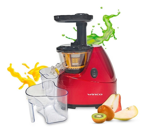 Imagen 4 de 4 de Juguera Eléctrica Winco W327 Extractor Jugo Frutas Verduras