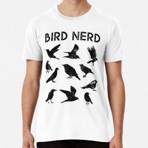 Remera Birding Nerd Birds Animal Lover Geek Camiseta Algodon