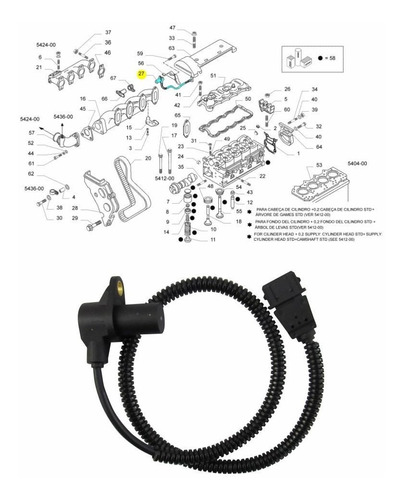 Sensor Rotação Tipo Tempra Palio Siena Strada 500343018