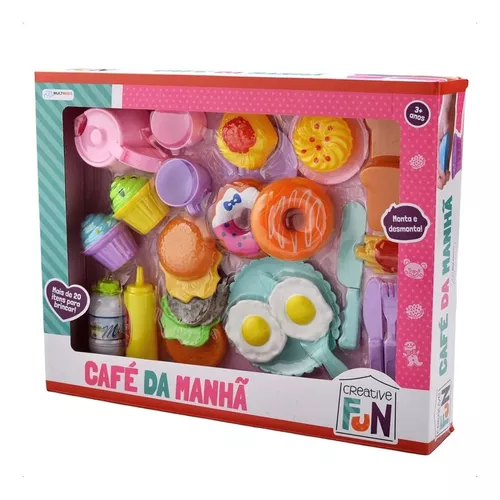 Kit Comidinha Infantil - Creative Fun - Café da Manhã - Multikids