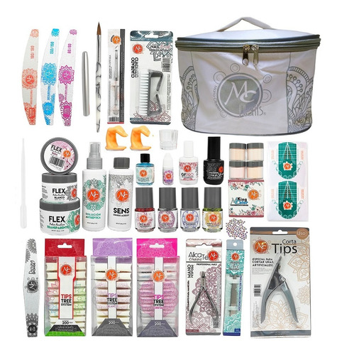 Mega Kit Profesional Para Uñas Acrílicas Especial + Regalos 