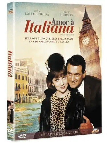Amor À Italiana - Dvd - Rock Hudson - Gina Lollobrigida