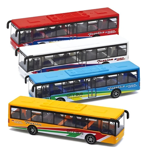 Ómnibus Urbano Diecastmetal Escala 1:72 Coleccion Nuevo 