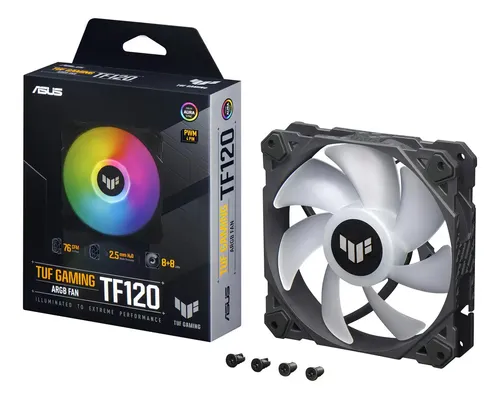 Ventoinhas Asus Tuf Gaming Tf120, Argb, 120mm, Preta | MercadoLivre