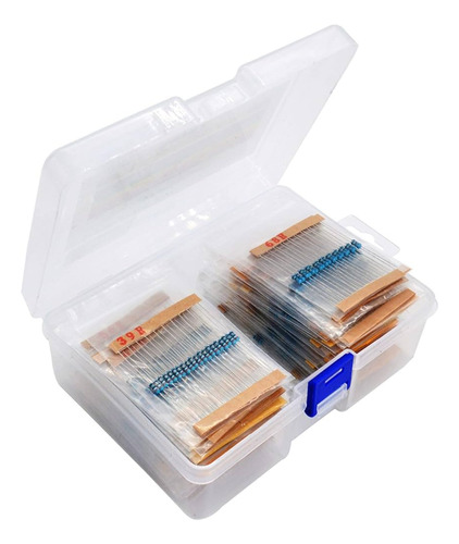 Paquete Kit De Resistencias 1% 1/4w 20x130 Valores (2600pz)