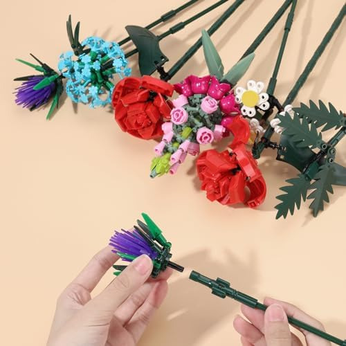 Dexblocks Kit De Construcción De Ramo De Flores, Colección B