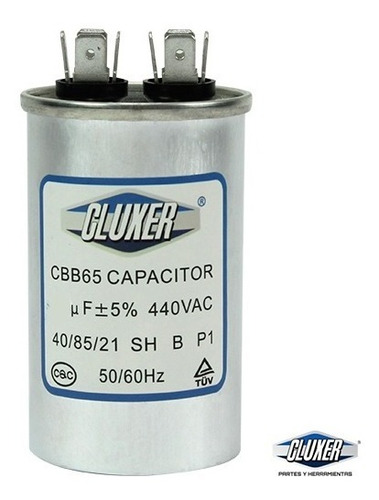 Capacitor De Trabajo, 15mf, 440vac +-5%, 50/60hz, Cluxer