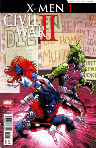 Comic Marvel Especial Semanal Civil War 2 X-men Saga 4 Comic