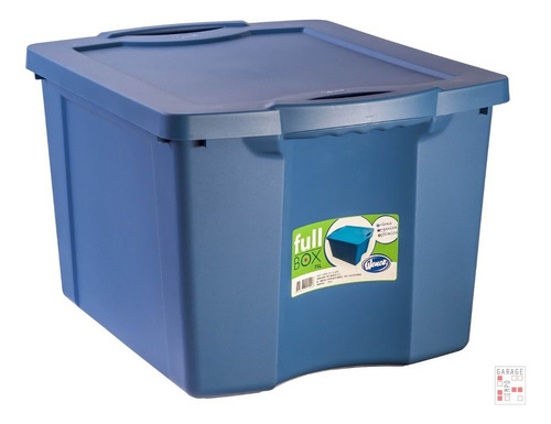 Baul Caja Organizadora Plastico 75 Lts - Garageimpo Azul