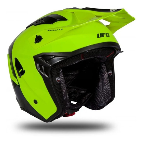 Casco Ufo Abierto Jet Sheratan Visor Int Moto Utv 2023  Rp