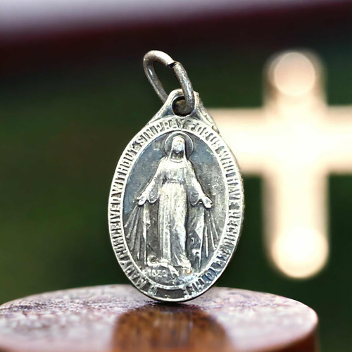 Medallita Antigua Religiosa Francesa 1830 Metal (Usado)