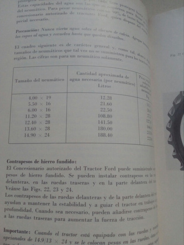 Antiguo Manual Tractor Ford (forcito) Original Leer (Usado)