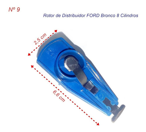 Rotor Distribuidor Ford Bronco 8 Cil.  (9)