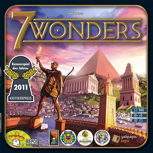 7 Wonders - Jogo De Tabuleiro Galápagos Em Português