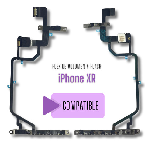Flex Botón De Volumen Encendido Flash Compatible Iphone Xr
