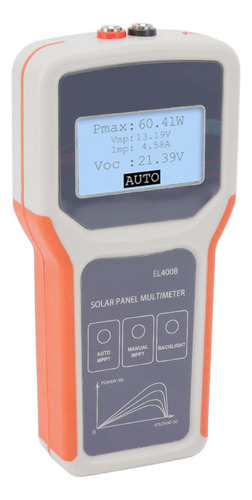 Multímetro De Panel Solar Lcd Actualizado Mppt Tester