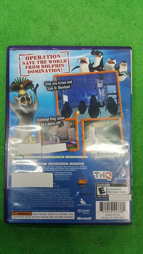The Penguins Of Madagascar Dr Blowhole Returns Xbox 360 Fisi (Usado)