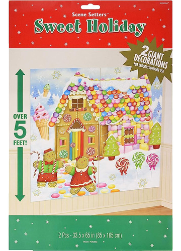 ~? Amscan 670231 Sweet Holiday Scene Setters Add-ons Christm