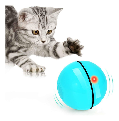 Pelota Interactiva Con Luz Led De 360 Grados Para Gatos