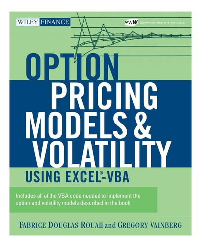 Libro: Option Pricing Models And Volatility Using Excel-vba