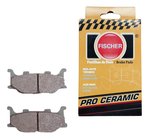 Pastilha Fischer Pro Ceramic Dianteira Furia Lx6 Sundown 125