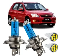 Comprar Kit Lâmpadas H4 Celta Iluminação Branca 6500k Carro 12v