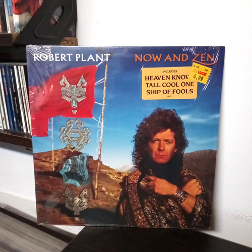 Robert Plant Now And Zen Vinilo Usa 1988 Impecable