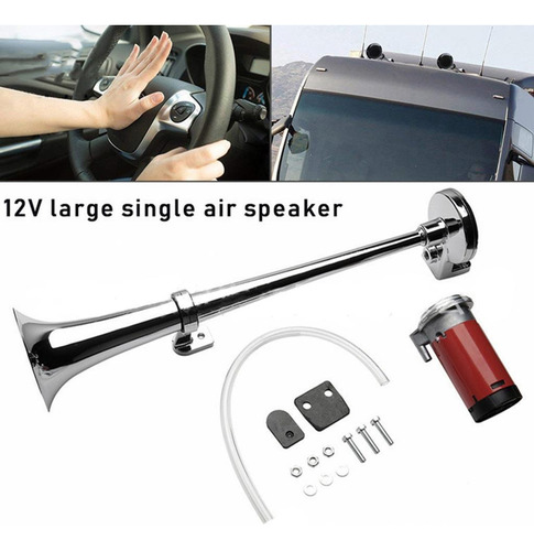 Bocina De 12 V, Trompeta Inconfundible De 17 , Con