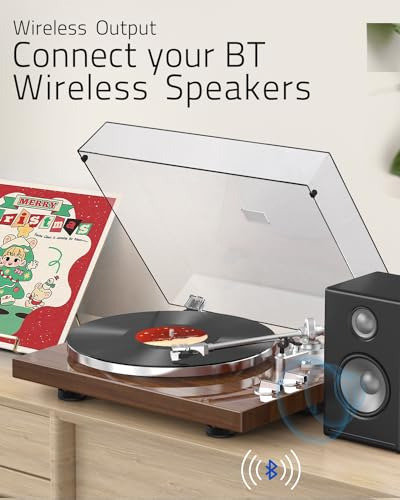 Toca-discos Com Transmissão Por Correia E Conectividade De S