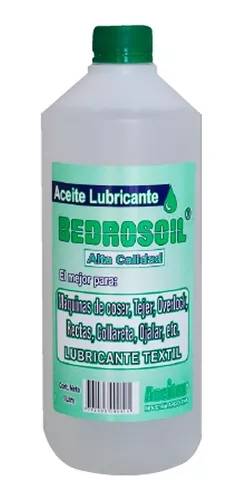 Aceite Blanco Para Máquina De Coser Industrial X 1 Litro