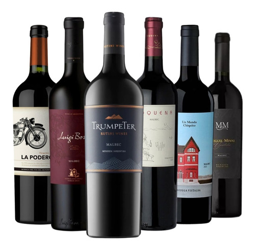 Oferta Vino Trumpeter + Luigi + Mix Combo Caja X 6 Unidades