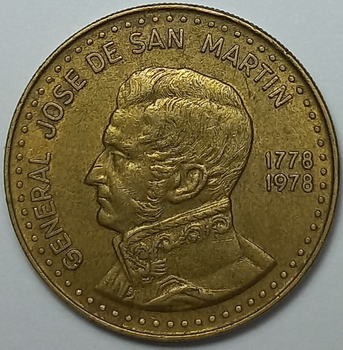 Argentina - 100 Pesos 1978 Canto Fino Cj 305.2 (ref 070)
