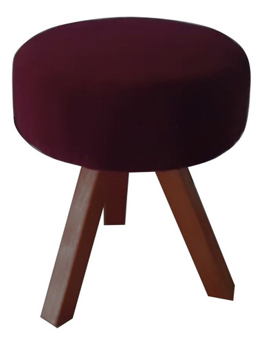 Imagem 1 de 5 de Puff Puf Banqueta Banco Decoração Pés Quadrado