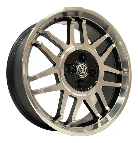 Jg Roda Aro 15 Zk700 Gol Gt 4x100 Snowflake Quadrado Passat