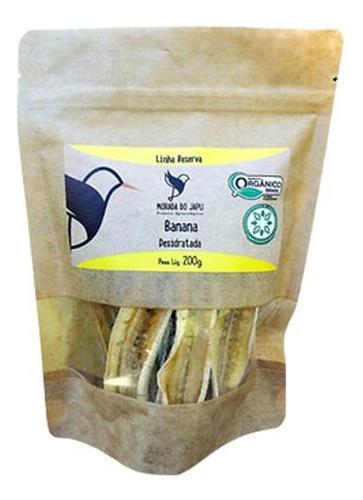 Kit 3x: Banana Desidratada Orgânica Morada Do Japu 200g