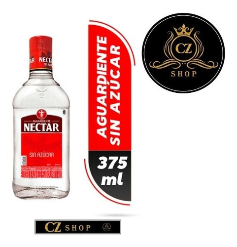 Aguardiente Nectar Rojo 375 Ml - mL a $80