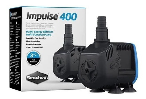 Bomba De Agua Sumergible Impulse 400 Seachem 1500 L/h 1,8 M