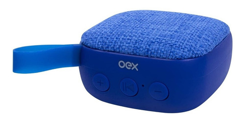 Caixa De Som Bluetooth Mini 5w Oex Wee Sk413 Azul