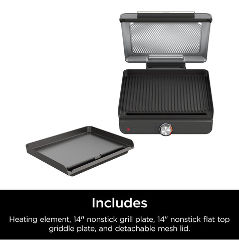 Parrilla Interior Sin Humo Renewed Ninja Gr101 Sizzle &.