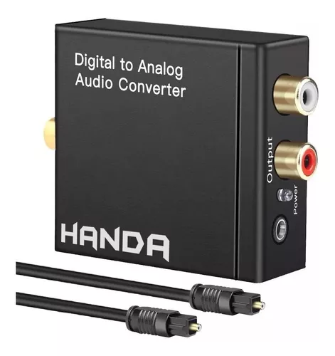 CONVERTIDOR DE AUDIO DIGITAL (ÓPTICO DIGITAL O COAXIAL DIGITAL) A