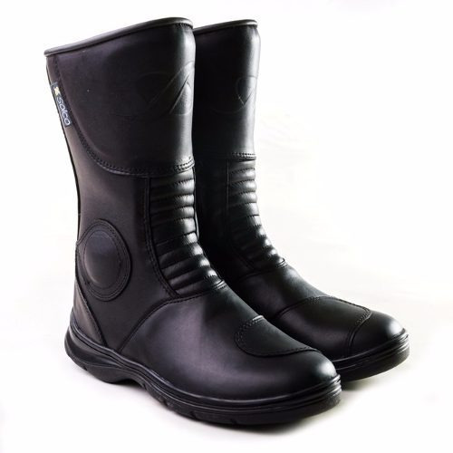 Imagen 2 de 5 de Botas Moto Solco Touring Cuero Vacuno Forrada Motoscba
