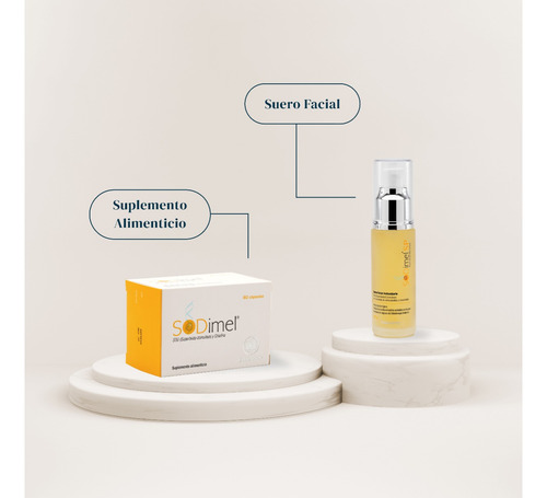 Imagen 6 de 10 de Suero Facial Antioxidante Sodimel Anti Estrés Y Arrugas 30gr