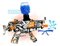Comprar Set Disparo Bolas Gel + 5k Municiones Orbis Revolver Mp5
