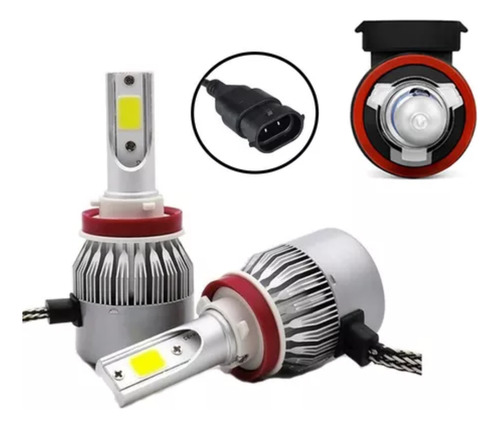 Kit Lâmpadas Led Farol C6 9005 Hb3 H10 Honda Hr-v 2019-2022