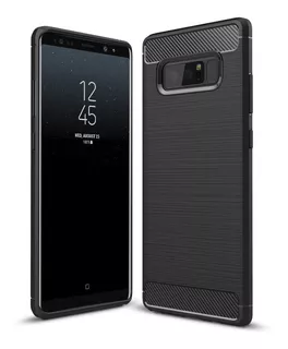Funda Tpu Antigolpe Fiber Carbón Para Samsung Galaxy Note 8