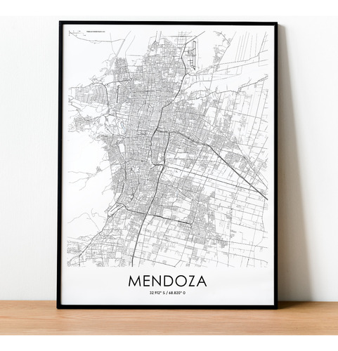 Mapa Ciudad De Mendoza